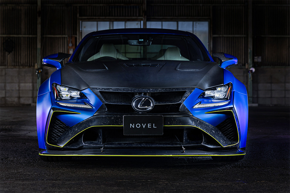 NOVEL RC F フロントバンパーエクステンション