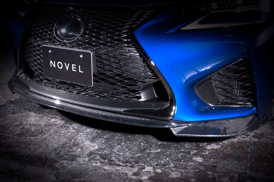 NOVEL GS F フロントリップスポイラー